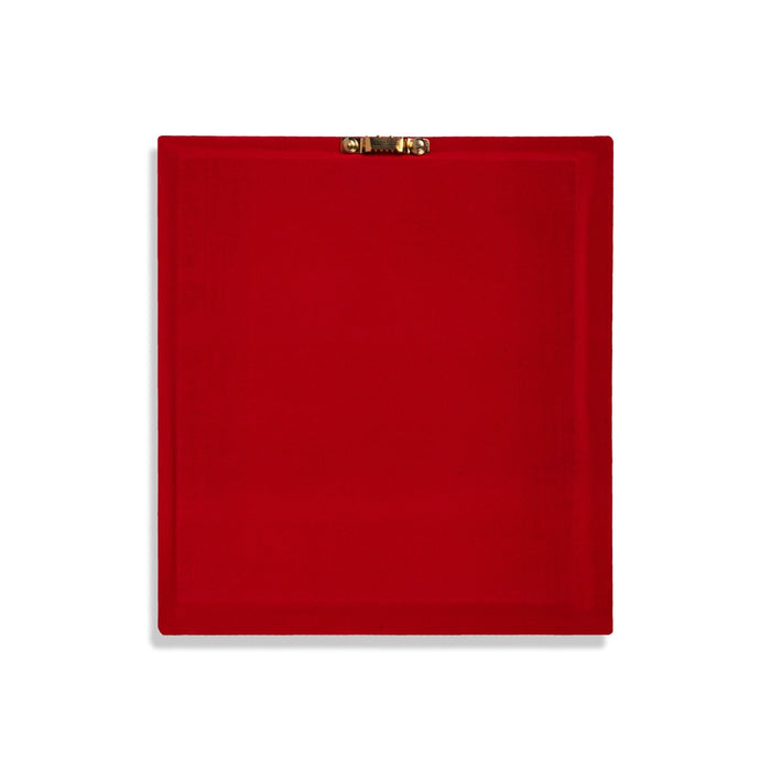 Sri Ranganathar Photo Frame - 11 x 10 Inches | 999 Silver Foil Picture Frame/ Wall Decor For Puja Room - Hindu God Photos & Frames