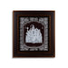 Shiva Family Murti Photo Frame - 12 x 11 Inches | 999 Silver Foil Wall Picture Frame/ Wall Decor For Puja Room - Hindu God Photos & Frames