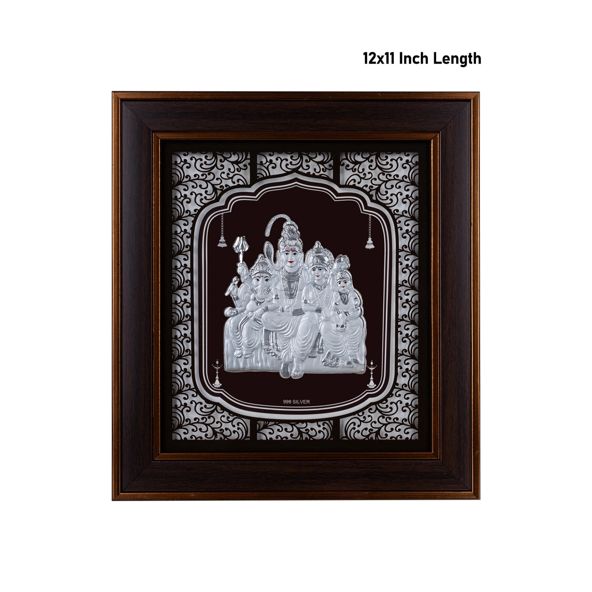 Giri - Silver Shivan Family Photo Frame | God Photo Frame