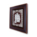 Ram Darbar Murti Photo Frame- 12 x 11 Inches | 999 Silver Foil Wall Picture Frame/ Wall Decor For Puja Room - Hindu God Photos & Frames