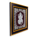 Ganesh Murti Photo Frame - 12 x 11 Inches | 999 Silver Foil Wall Picture Frame/ Wall Decor For Puja Room - Hindu God Photos & Frames