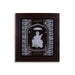 Saraswati Murti Photo Frame - 14 X 12 Inches | 999 Silver Foil Picture Frame/ Wall Picture For Pooja - Hindu God Photos & Frames