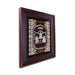 Lakshmi Ganesh Saraswati Murti Photo Frame- 14 X 12 Inches | 999 Silver Foil Picture Frame For Pooja - Hindu God Photos & Frames