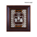 Lakshmi Ganesh Saraswati Murti Photo Frame- 14 X 12 Inches | 999 Silver Foil Picture Frame For Pooja - Hindu God Photos & Frames