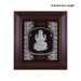 Lakshmi Murti Photo Frame - 16.5 X 14.5 Inches | 999 Silver Foil Picture Frame/ Wall Picture For Pooja - Hindu God Photos & Frames