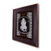 Ganesh Murti Photo Frame - 16.5 X 14.5 Inches | 999 Silver Foil Picture Frame/ Wall Picture For Pooja - Hindu God Photos & Frames