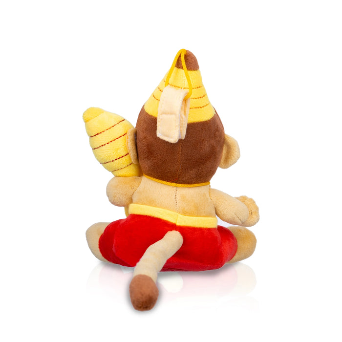 Baby Hanuman Murti Singing Toy - 7 X 6 inches | Soft Musical Toy/ Mantra Chanting Toy For Kids And Gifting