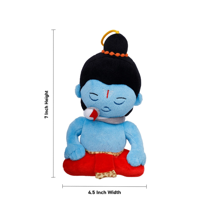 Baby Shiva Murti Singing Toy - 7 X 4.5 inches | Soft Musical Toy/ Mantra Chanting Toy For Kids And Gifting