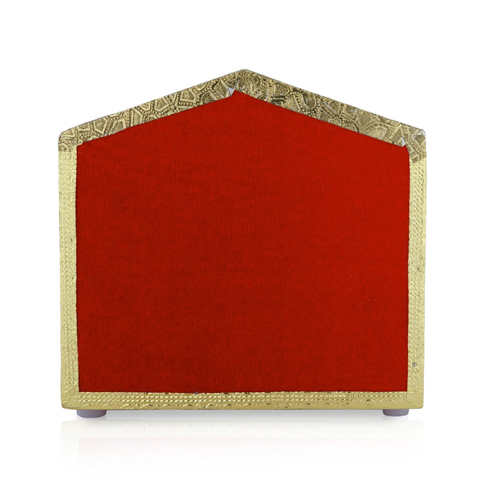 Radha Krishna Simhasan- 7 x 7 Inches | Decorative Sinhasan / Throne For Deity Decoration, Pooja & Temple Use