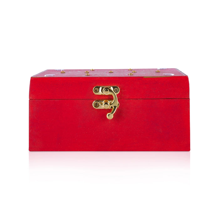 Pooja Box - 4 x 6 Inches | Wooden Box/ Storage Box/ Jewellery Container for Home