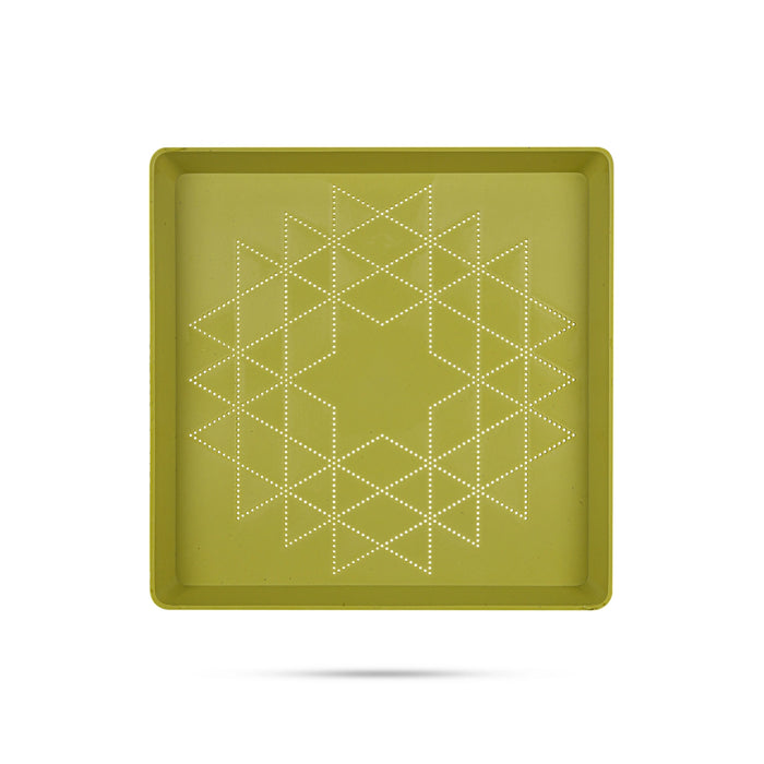 Rangoli Stencil - 6 x 6 Inches | Kolam Stencil / Rangoli Design Stencil / Muggulu Stencil for Home Decor - Kolam & Rangoli