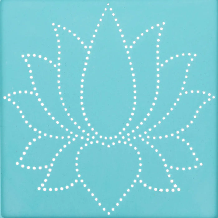 Rangoli Stencil – 3 X 3 Inches | 6 Pcs / Dotted Design Rangoli Jali / Kolam Maker For Home Decoration