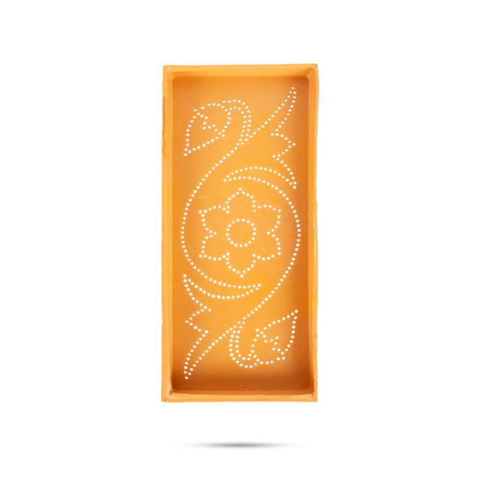 Rangoli Stencil – 2.5 X 6 Inches | 6 Pcs / Dotted Design Kolam Stencil / Reusable Rangoli Jali For Festivals