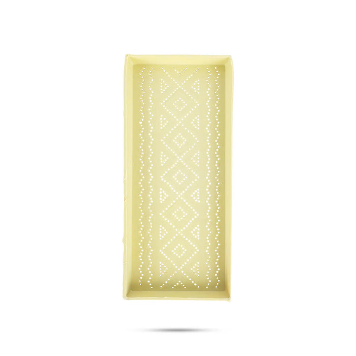 Rangoli Stencil – 2.5 X 6 Inches | 6 Pcs / Dotted Design Kolam Stencil / Reusable Rangoli Jali For Festivals