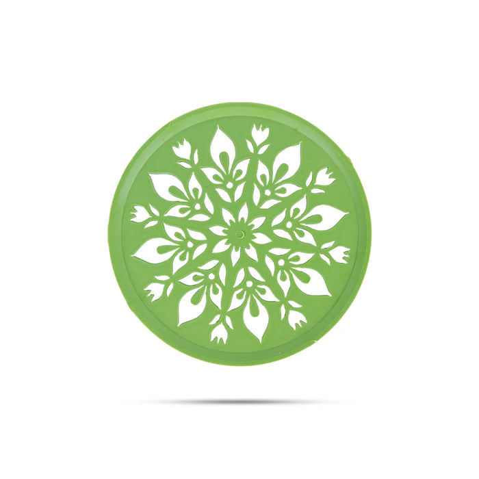 Rangoli Stencil – 6 Inches | 6 Pcs / Dotted Design Rangoli Jali / Kolam Maker For Home Decoration