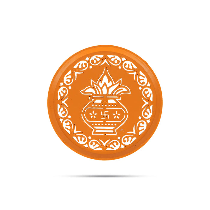 Rangoli Stencil – 6 Inches | 6 Pcs / Dotted Design Rangoli Jali / Kolam Maker For Home Decoration