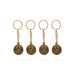 Key Chain - 3 Inches | Pack Of 4 / Key Ring / Cute Keychain for Bike / Assorted Designs - Key Chain & Key Holder