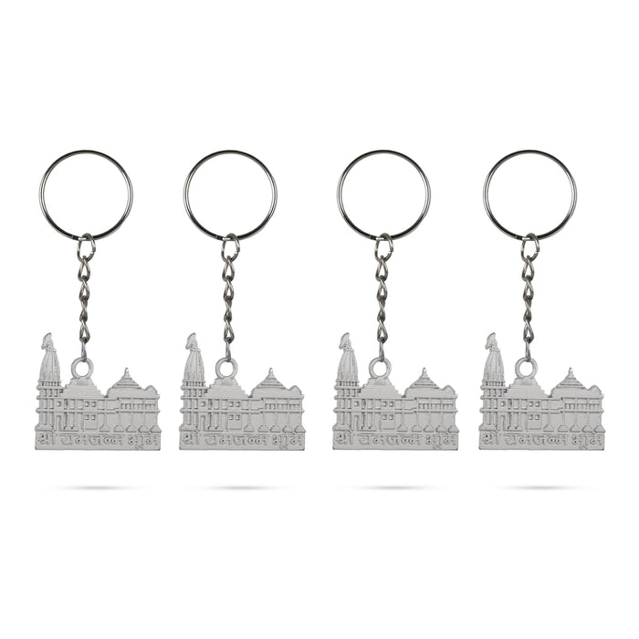 Key Chain - 3 Inches | Pack Of 4 / Key Ring / Cute Keychain for Bike / Assorted Designs - Key Chain & Key Holder