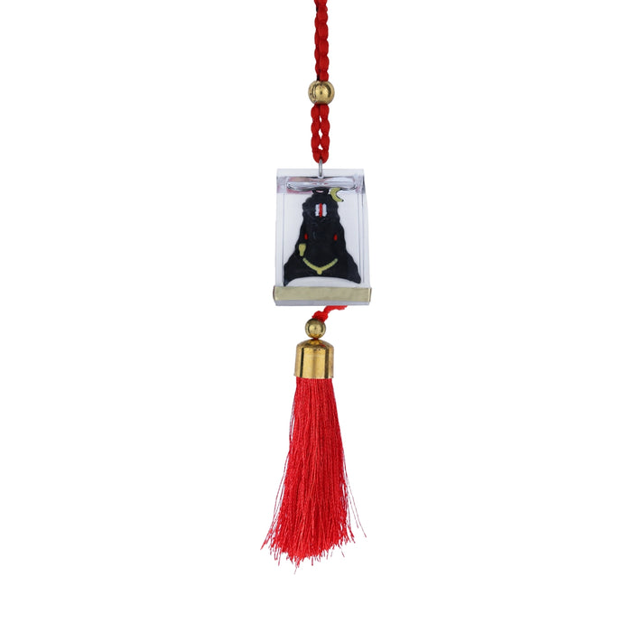 Car Mirror Hanging - 12 Inches | Adiyogi / Car Hanging / Hanging Latkan / Car Hanging Decor - Car Stand & Car Accessories