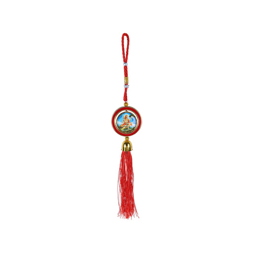 Car Hanging - 12 Inches | Round Car Mirror Hanging / Hanging Latkan / Car Hanging Decor - Car Stand & Car Accessories
