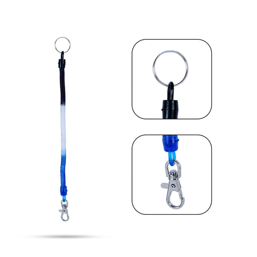 Key Chain - 11 Inches | Key Ring / Spiral Design / Keychain for Bike - Key Chain & Key Holder