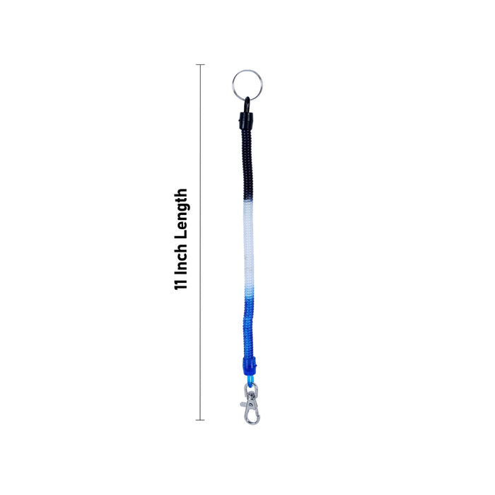Key Chain - 11 Inches | Key Ring / Spiral Design / Keychain for Bike - Key Chain & Key Holder