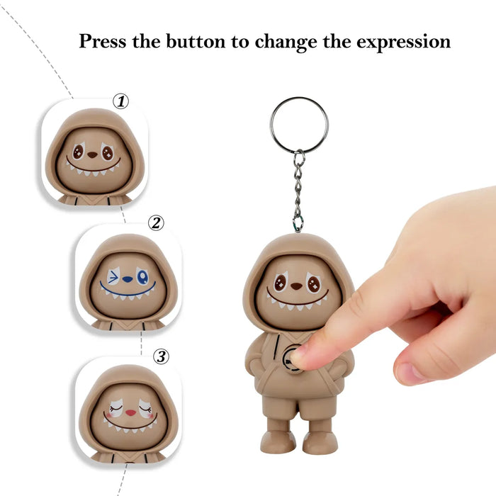 Labubu Keychain - 3.5 x 1.5 inches | Cute Toy Keychain / Key Ring / Key Holder for Bags & Accessories - Key Chain & Key Holder