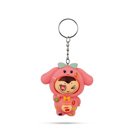 Face Changing Keychain - 3.5 x 3 inches | Cute Cartoon Toy Key Ring / Key Holder for Kids & Bag Accessories - Key Chain & Key Holder