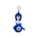 Evil Eye Hanging Latkan - 6.5 inches | Beads Latkan / Wall Hanging Latkan / Nazar Protection Decor - Wall Hanging