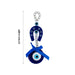 Evil Eye Hanging Latkan - 6.5 inches | Beads Latkan / Wall Hanging Latkan / Nazar Protection Decor - Wall Hanging