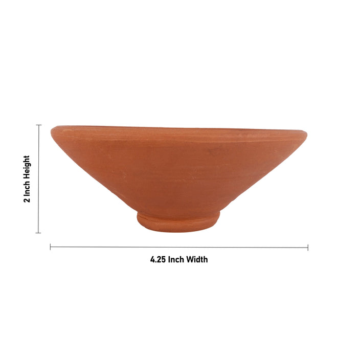 Agarbathi Holder - 2 x 4.25 Inches | Clay Agarbathi Stand / Incense Sticks Holder for Pooja - Agarbathi Stand
