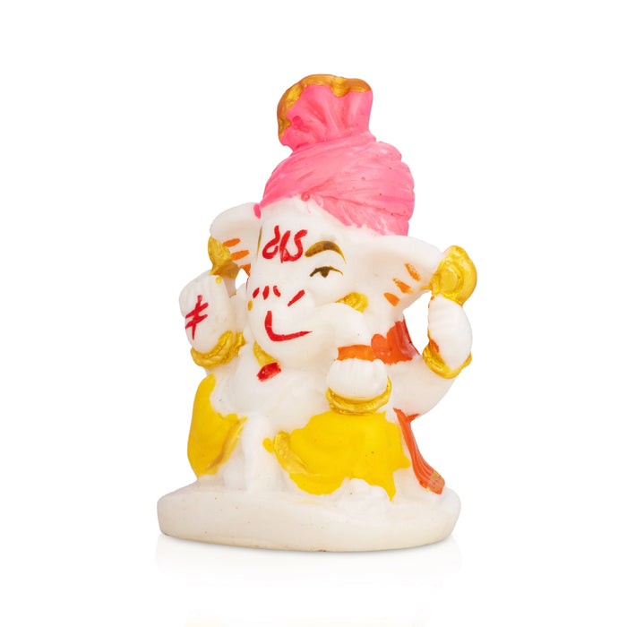 Vinayagar Statue - 3 x 2 Inches | Resin Idol/ Ganesha Murti for Home, Pooja Room & Gifting