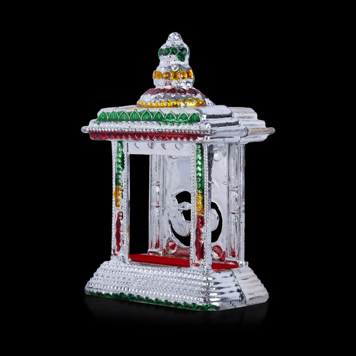 Mandapam - 5 x 3 Inches | Fiber Puja Stand/ Temple design Pooja Mandir for Pooja Space