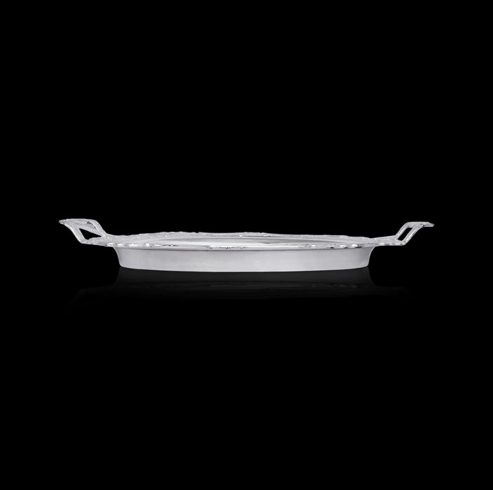 Tray with Handle - 1 x 15 Inches | Serving Plate / Decorative Tray for Home Decor & Gifting
