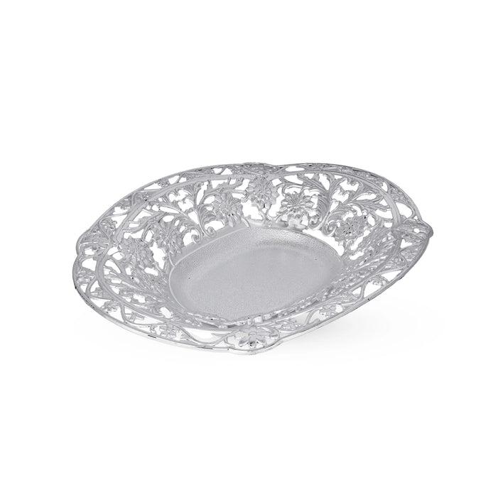 Basket - 2.5 x 14 Inches | Decorative Fruit Bowl/ Serving Tray for Home & Festive Decor