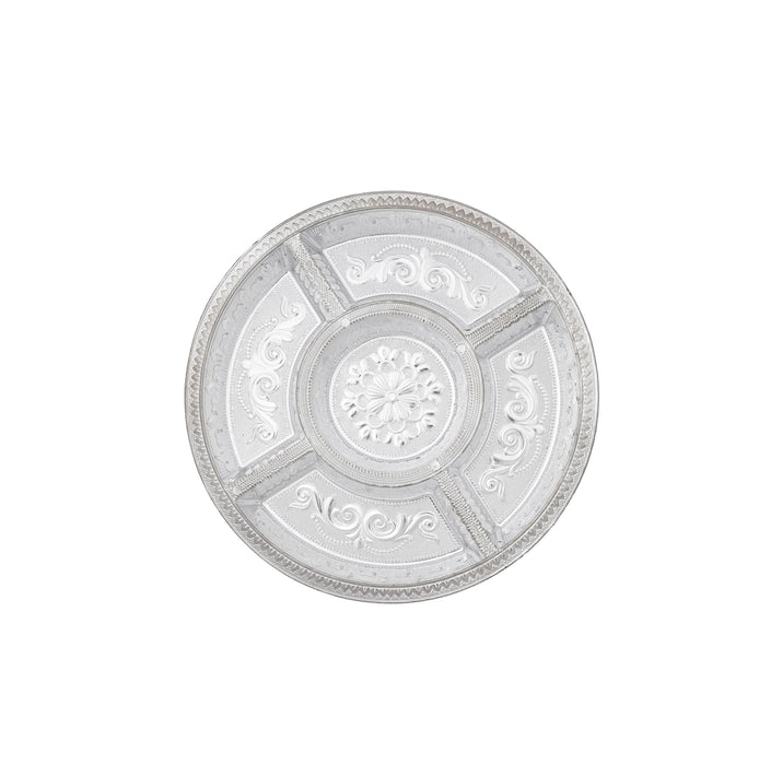 Dry Fruit Box - 1 x 9.5 Inches | Decorative Round Shape Dry Fruit Serving Tray/ Gift Box for Festive & Wedding Use