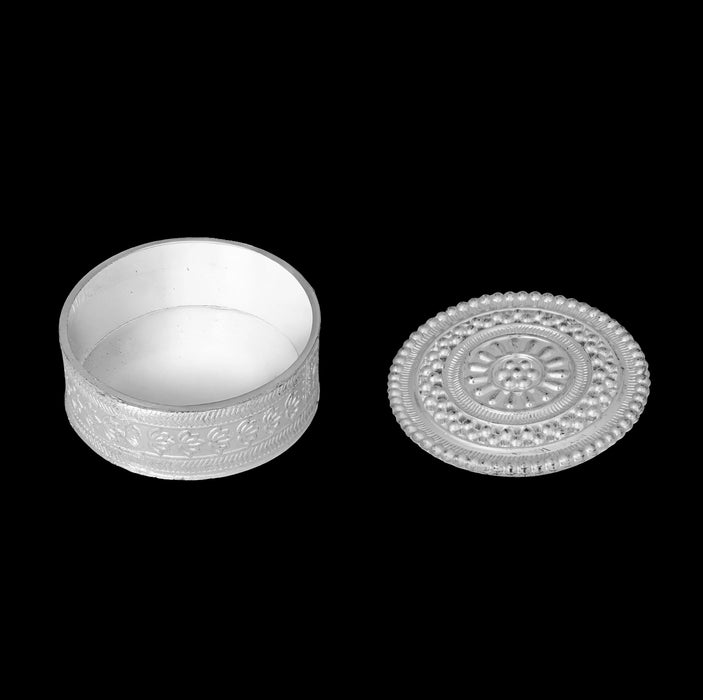 Kumkum Box - 1 x 2 Inches | 6 Pcs/ Kumkum Bharani/ Sindoor Pot for Women & Pooja