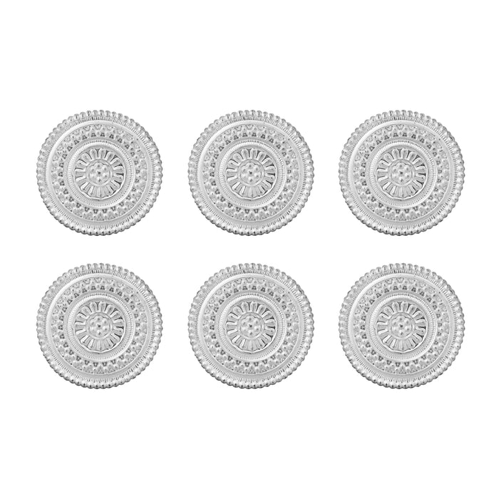 Kumkum Box - 1 x 2 Inches | 6 Pcs/ Kumkum Bharani/ Sindoor Pot for Women & Pooja