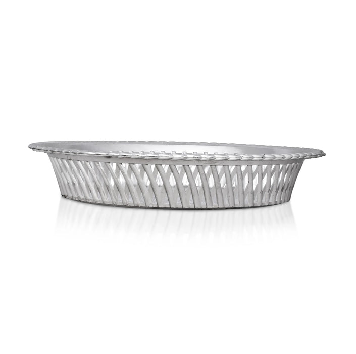 Decorative Plate - 1 x 7.5 Inches | Fiber Plate/ Thali Plate/ Pooja Plate For Home & Festive Offerings