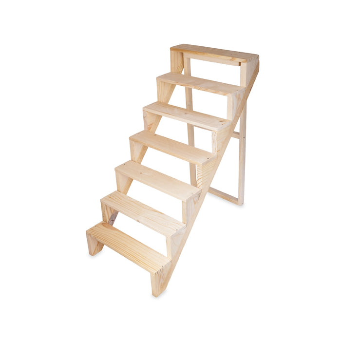 Golu Stand - 29.5 x 12 Inches | Wooden Golu Padi/ Bomma Stand/ 7 Steps/ Golu Step for Navratri