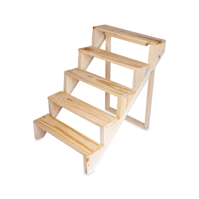 Kolu Padi - 22 x 12 Inches | Wooden Golu Padi / 5 Steps/ Golu Step/ Golu Stand for Navratri Pooja