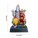 Lakshmi Hayagriva Clay Golu Bommai Pair - 14 x 8.5 Inches | Golu Doll / Navaratri Golu Bomma / Gombe / Bommai - Clay Kolu Bommai