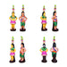 Karakattam Folk Dance Clay Golu Bommai Set - 8 x 6 Inches | Giri Golu Doll/ Navaratri Golu Bomma/Gombe/Bommai - Clay Kolu Bommai