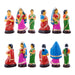 Govardhana Giri Krishna Clay Golu Bommai Set- 17 x 5 Inches | Giri Golu Doll/Navaratri Golu Bomma/Gombe/Bommai - Clay Kolu Bommai