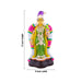 Andal Standing Clay Golu Bommai - 17 x 8 Inches | Giri Golu Doll/ Navaratri Golu Bomma/Gombe/Bommai - Clay Kolu Bommai