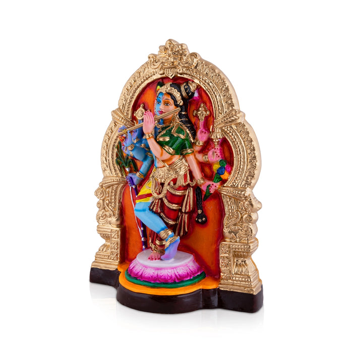 Shanmohana Krishna Paper Mache Golu Bommai - 15.5 x 11.2 Inches | Giri Golu Doll/ Navaratri Golu Bomma/ Gombe