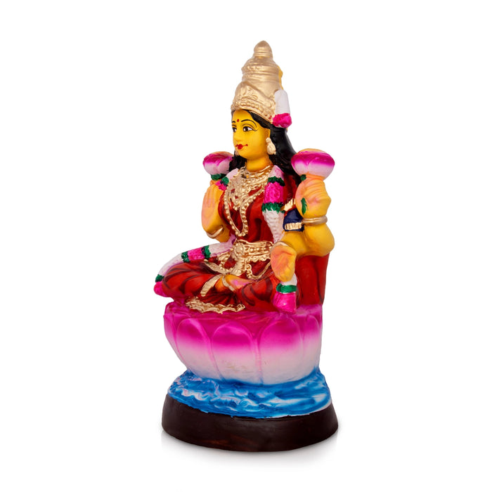 Lakshmi Idol Paper Mache Golu Bommai - 13 x 8.5 Inches | Giri Golu Doll/ Navaratri Golu Bomma/Gombe/Bommai