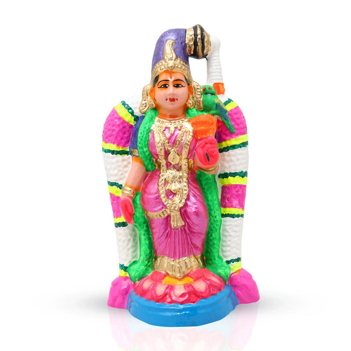 Andal Clay Golu Bommai - 9 x 5 Inches | Giri Golu Doll/ Navaratri Golu Bomma/Gombe/Bommai