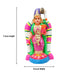 Andal Clay Golu Bommai - 9 x 5 Inches | Giri Golu Doll/ Navaratri Golu Bomma/Gombe/Bommai - Clay Kolu Bommai