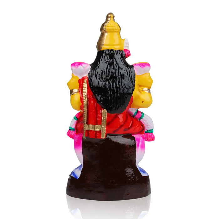 Lakshmi Clay Golu Bommai - 10 inches / Golu Doll / Navaratri Golu Bomma / Gombe / Bommalu - Clay Kolu Bommai